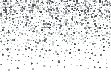 Silver glitter confetti, great design for any purpose. Party decor.