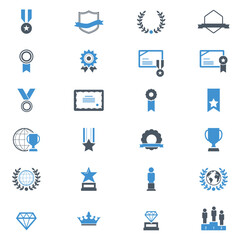 Award and Honor Icon set	