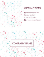 Colorful Business Card
