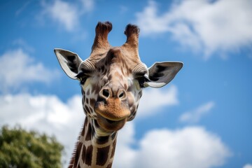 Longleat Safari Park's giraffe. Generative AI