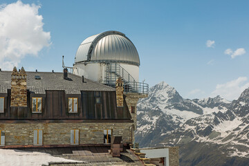 Sternwarte auf dem Gornergrat, ob Zermatt, Wallis, Schweiz