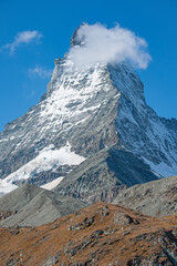 Matterhorn ob Zermatt, Wallis, Schweiz