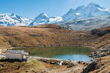 Schwarzsee am Fuss des Matterhorns, Zermatt, Wallis, Schweiz