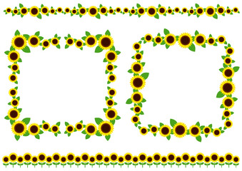 ひまわりの素材