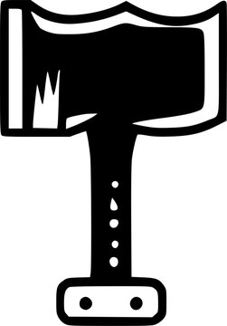 black axe icon clip art preview