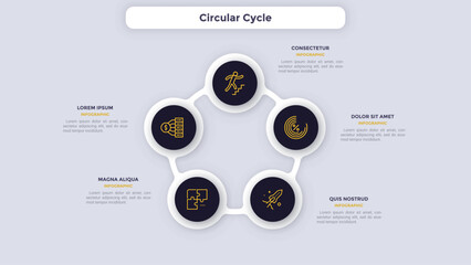 Modern Infographic Vector Template