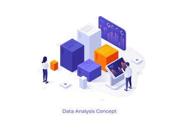 Modern Isometric Vector Template