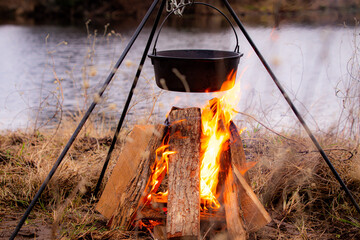 Cast Iron Campfire Cooking