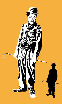 Charlie Chaplin Illustration