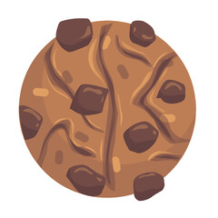 Chocolate chip cookies illustration, bitten cookies, cookies clipart, cookies png