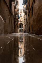 The winding streets of Raval, Barcelona, Spain, offer endless opportunities for exploration and discovery, with surprises around every corner