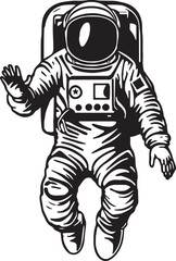 Astronaut Vector Illustration, SVG