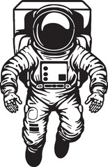 Astronaut Vector Illustration, SVG