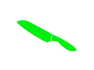 Disposable knife vector image. Silhouette of a knife vector image. Knife icon flat vector image. Butcher knife icon vector image. Knife line art icon design template vector image.
