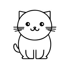 cute cat vector svg