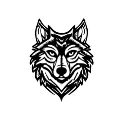 Fototapeta premium wolf vector svg