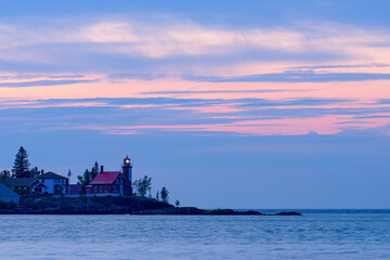 afterglow at the lighthouse