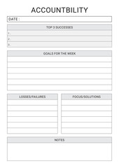 Accountbility Planner