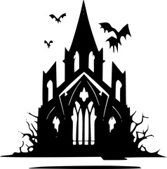 Fototapeta premium Gothic - Minimalist and Flat Logo - Vector illustration