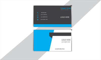 business card design ceative idea .