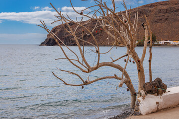 The village of Giniginamar in the bay of Punta del Puerto on the island of Fuerteventura