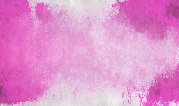  a pink and white background with a lot of paint on the bottom of the image and the bottom half of the image painted pink and white.  generative ai