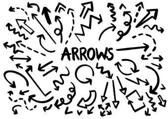 Hand Drawn Vector Arrows