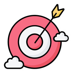 Goal Line Color Icon