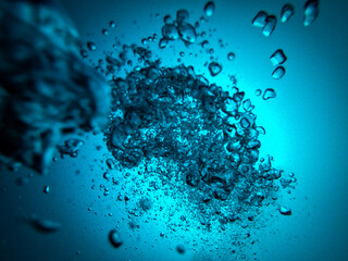 air bubbles background 