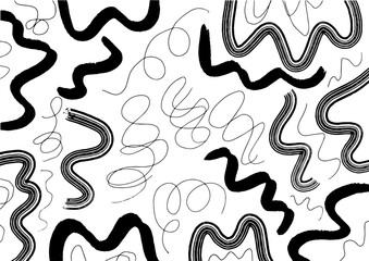 Hand Drawn Vector Squiggles