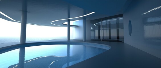Pool inside, generative ai