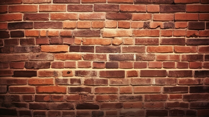 Obraz premium Red brick wall background.