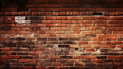 Fototapeta na wymiar Red brick wall background.