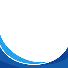 Footer Curve Abstract Shape