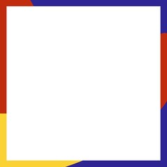 Unique Square artistic frame and border