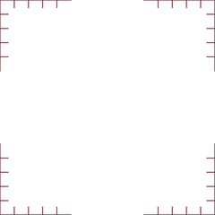 Unique Square artistic frame and border
