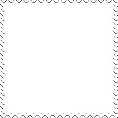 Unique Square artistic frame and border