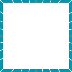 Unique Square artistic frame and border