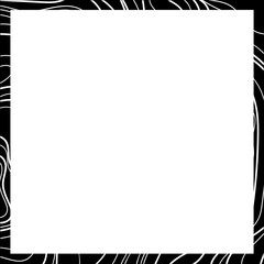 Unique Square artistic frame and border
