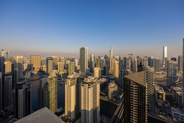 Arial view of down town dubai