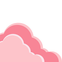 Cloud Cute Corner Shape