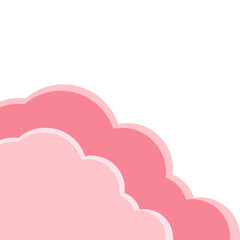 Cloud Cute Corner Shape