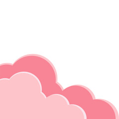 Cloud Cute Corner Shape