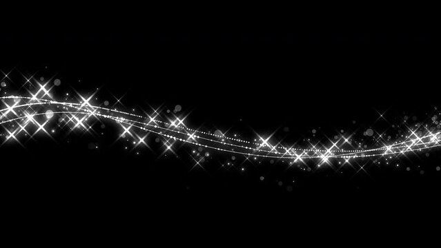 テロップ効果 キラキラ 曲線