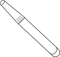 Marker pencil or regular white.