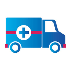 png image of ambulance icon with transparent background