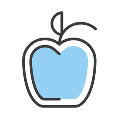 Apple PNG image icon with transparent background