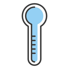 png image of thermometer icon with transparent background