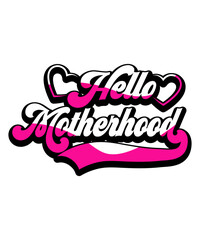 Mother's Day SVG Retro T-Shirt Design