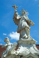 Obraz premium 18th Century Melk Abbey Saint Sculpture
